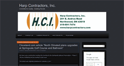 Desktop Screenshot of harpcontractors.com