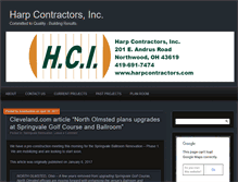 Tablet Screenshot of harpcontractors.com